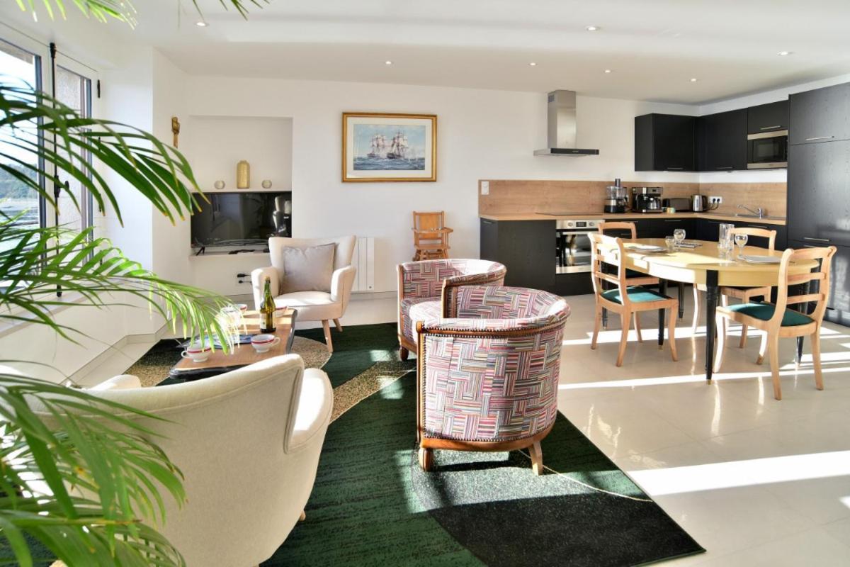 L Ostra 1, Appartement Haut Standing Front De Mer A Cancale Sur Le Port De La Houle Dış mekan fotoğraf